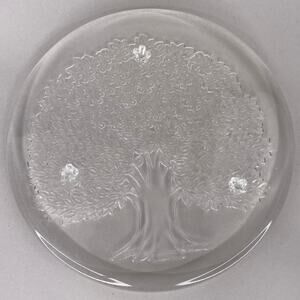 Byron Hirota Tree of Life Japan Glass Trivet Cheese Board